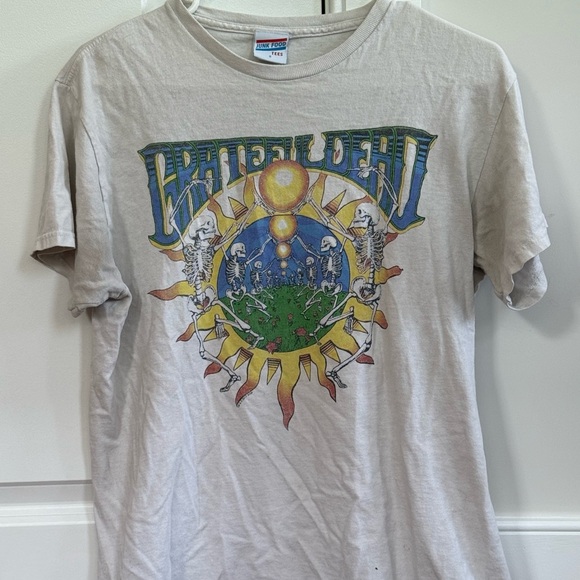 Grateful Dead Cream Short Sleeve Tee - Picture 2 of 3